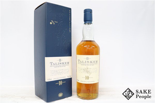◇1円~ タリスカー 10年 旧ボトル 750ml 45.8% 箱 スコッチ拍卖