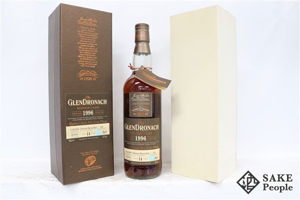 ◇1円~ グレンドロナック 14年 1996-2010 オロロソシェリー・バット 700ml 58.5% 箱 箱カバー スコッチ拍卖