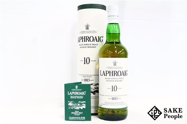 ◇注目! ラフロイグ シングルモルト 10年 750ml 43% 箱付き スコッチ拍卖