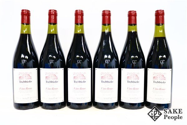 ■1円~ イタリア産赤ワイン6本セット ラ・ストッパ トレッビオロ ヴィーノ・ロッソ 2019 750ml 13.5% イタリア 赤拍卖
