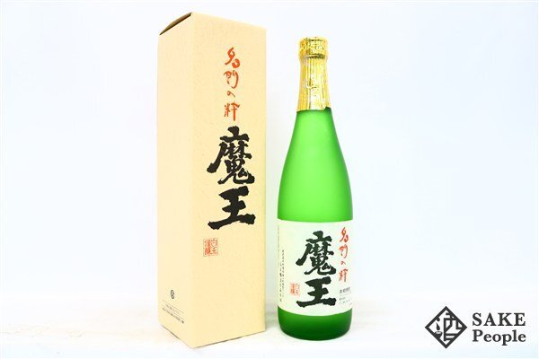 ★1円~ 魔王 名門の粋 720ml 25度 箱 2008.04 白玉醸造 鹿児島県 芋焼酎拍卖