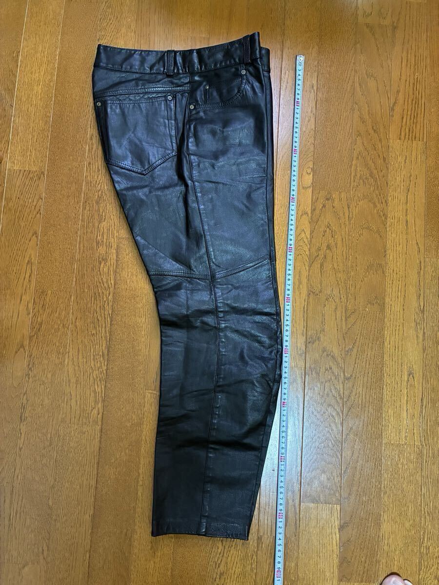 Elite!本革黒レザーパンツ・サイズ79 拍卖