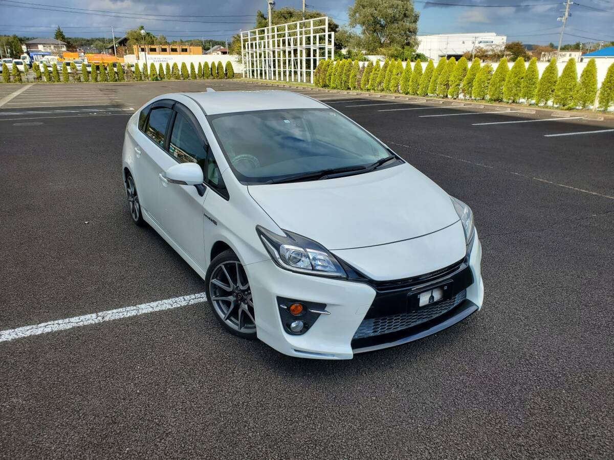 【全てコミコミ】**平成24年 *トヨタ プリウス 30 S ツーリングセレクション G`s *BLUETOOTH ナビ *ETC *カギー 2本 *ドライブレコーダー**拍卖