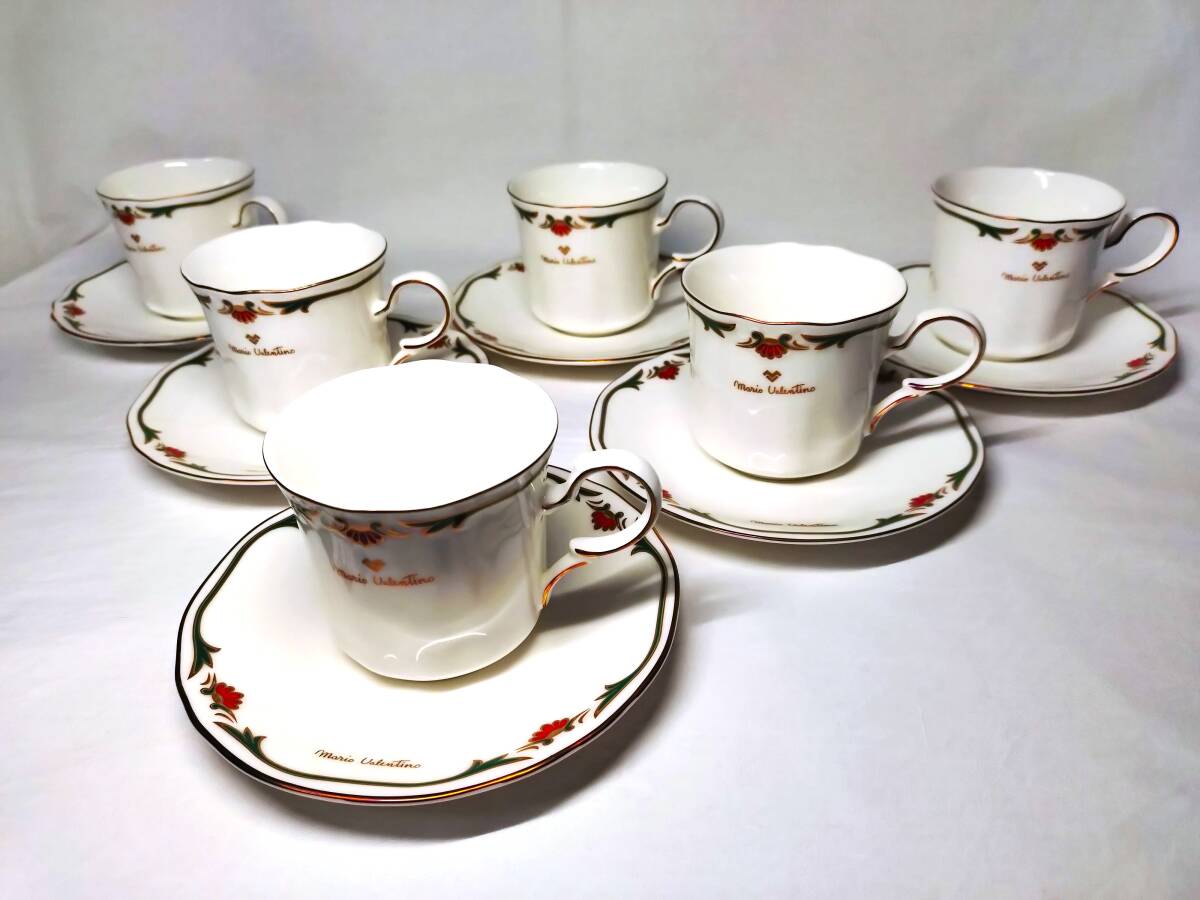 Mario Valentino MOMOYAMA カップ&ソーサー 6客 未使用拍卖