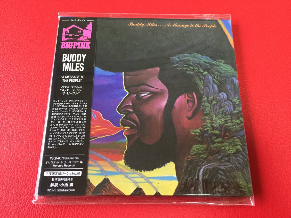 ◆バディ・マイルス/メッセージ・トゥ・ザ・ピープル【紙ジャケ仕様】帯付CD/VSCD-6078 #G21YY1拍卖