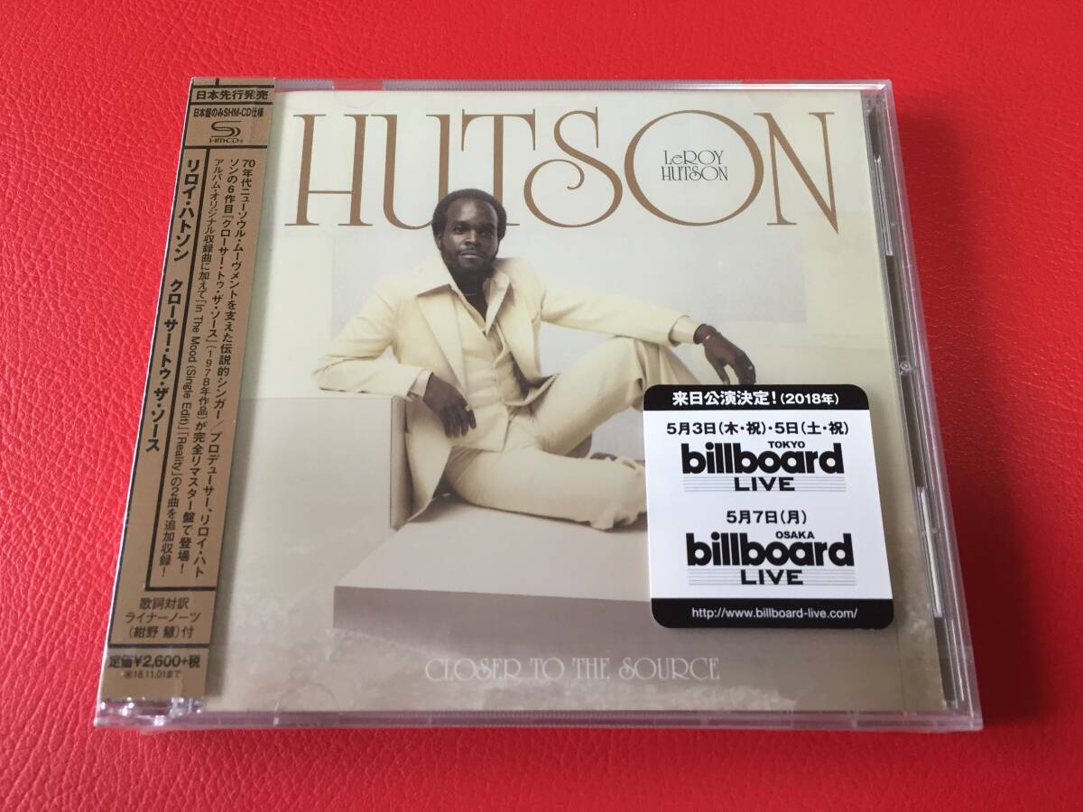 ◆未開封◆リロイ・ハトソン/クローサー・トゥ・ザ・ソース/SHM-CD/AJXCD425J #G25YY1拍卖