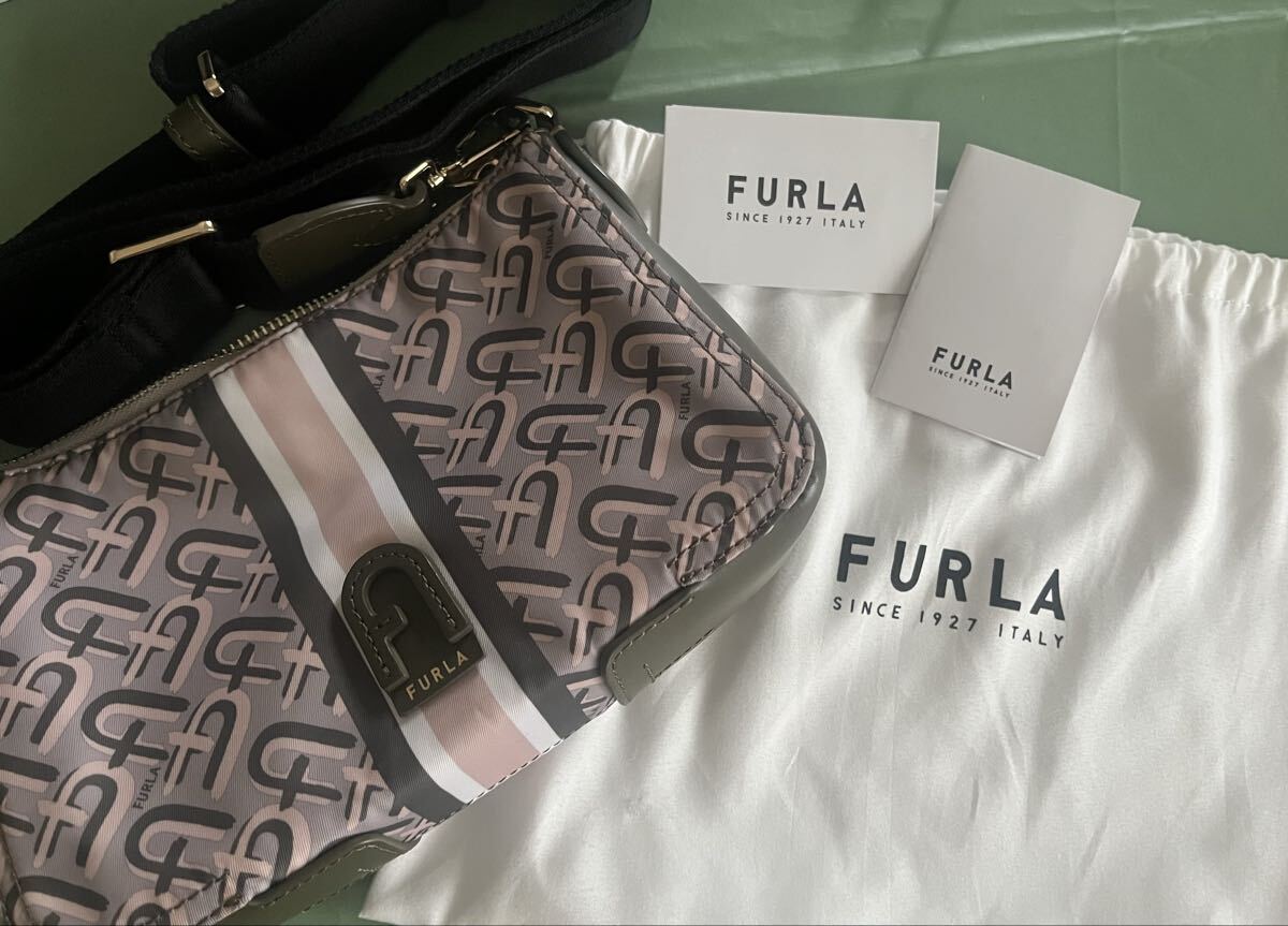 FURLA フルラ バッグ ポシェット ショルダーバッグ ミニバッグ ストラップ付 2WAYバッグ ポーチ バッグインバッグ拍卖