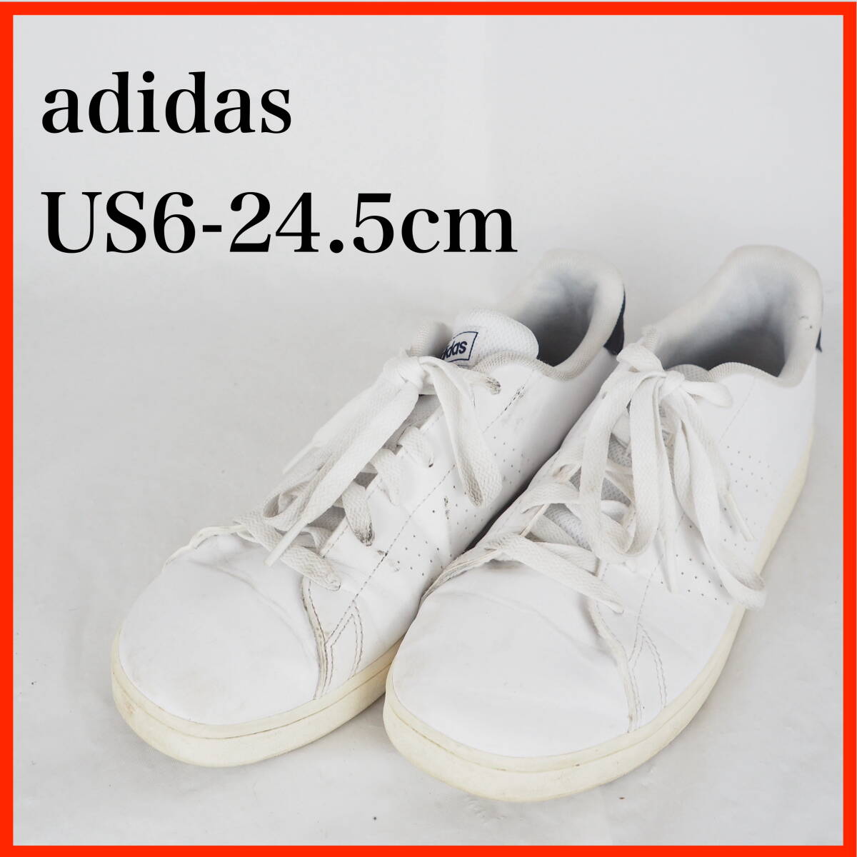 OK6291*adidas*アディダス*キッズスニーカー*US6-24.5cm*白拍卖