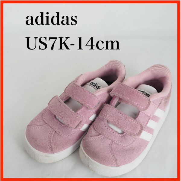 OK3582*adidas*アディダス*ベビーシューズ*US7K-14cm*ピンク拍卖