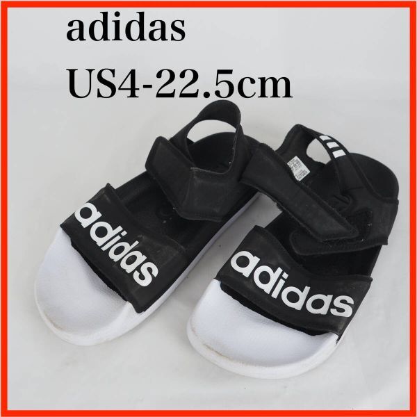 OK3620*adidas*アディダス*キッズサンダル*US4-22.5cm*黒拍卖