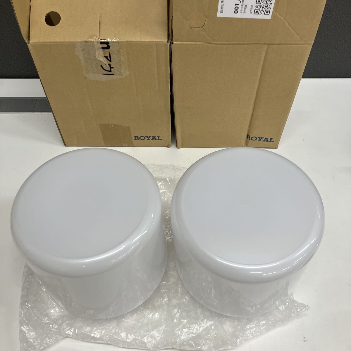 0710f2216 ローヤル電機株式会社 浴室用照明カバー円筒型外ネジタイプ 乳白色 G-NTX(NTXグローブ)【2個まとめ売り】※同梱不可拍卖