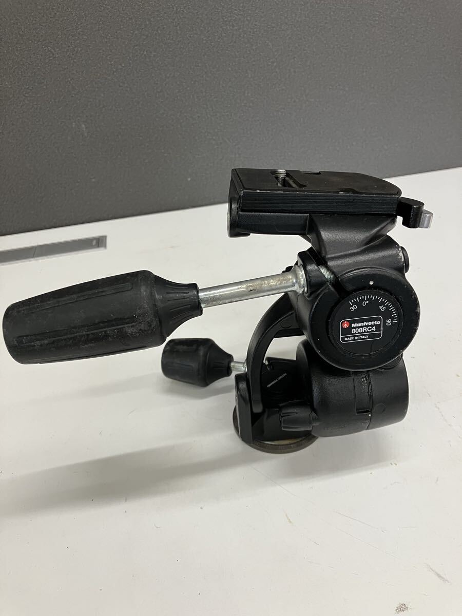 ◎0710e2404 Manfrotto マンフロット 標準3ウェイ雲台 808RC4 【同梱不可】拍卖