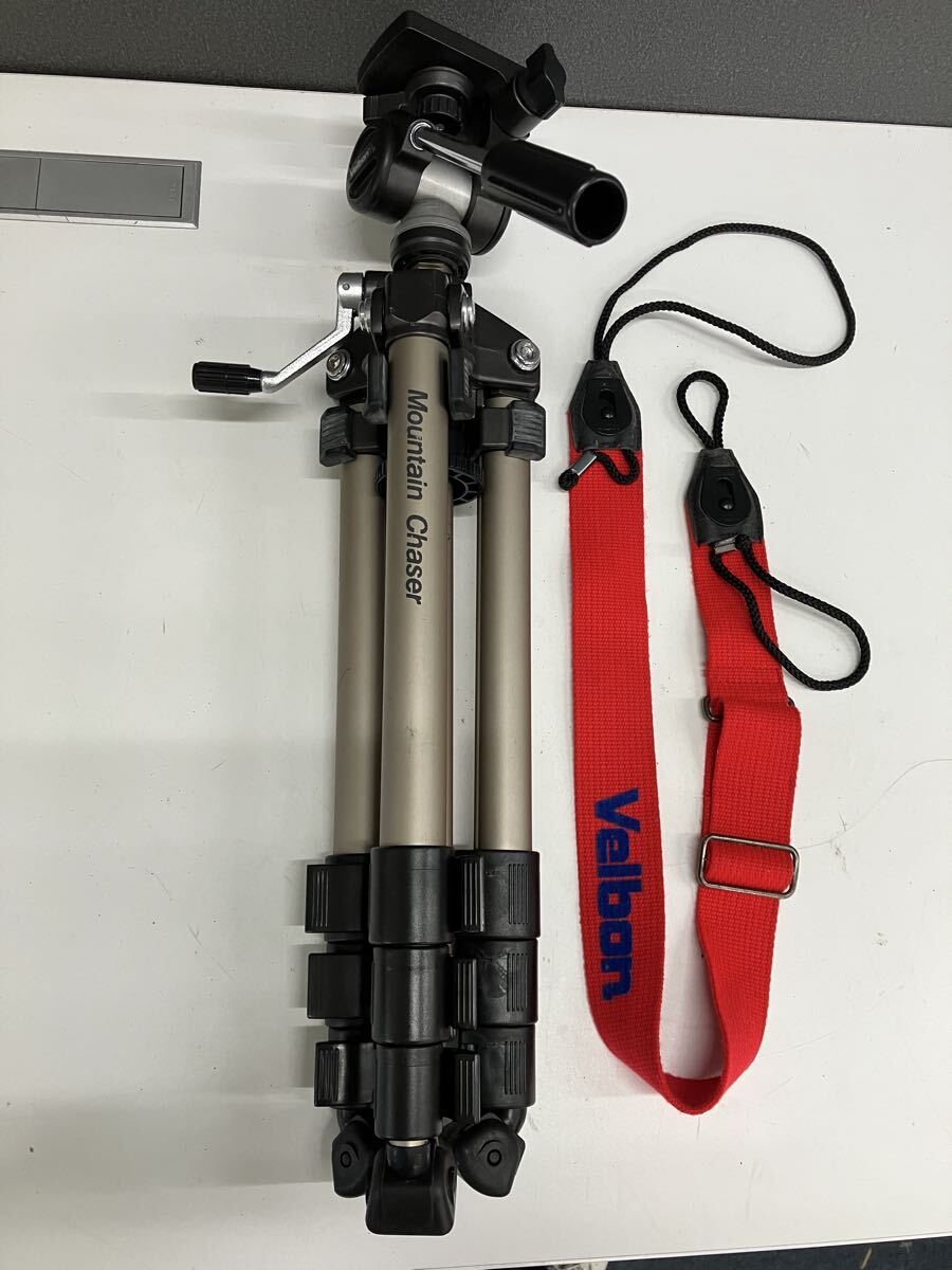 ◎0710e2410 Velbon ベルボン Mountain Chaser 三脚 雲台 カメラ 【同梱不可】拍卖