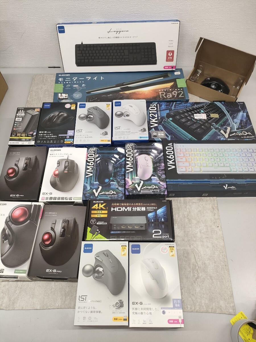 0710/2419 まとめて  PC周辺機器 小家電 マウスキーボード キーボード エレコム他 ELECOM 【ジャンク】※同梱不可拍卖