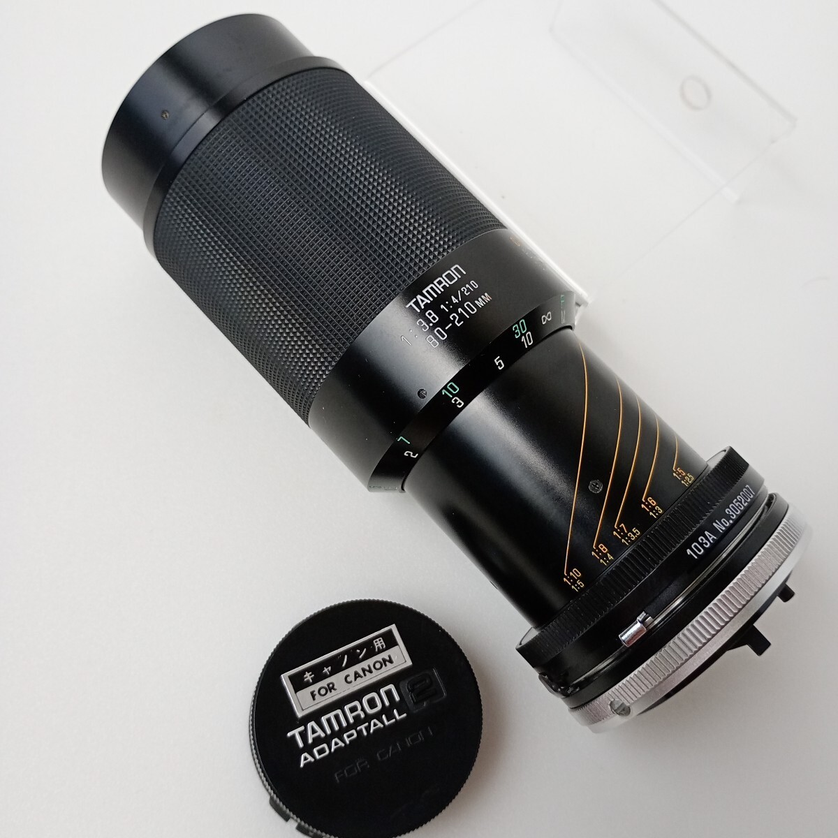 TAMRON 1:3.8 1:4/210 80-210mm CF TELE MACRO BBAR MC Φ58    Canon ADPTALL 2付属 No.3052007拍卖