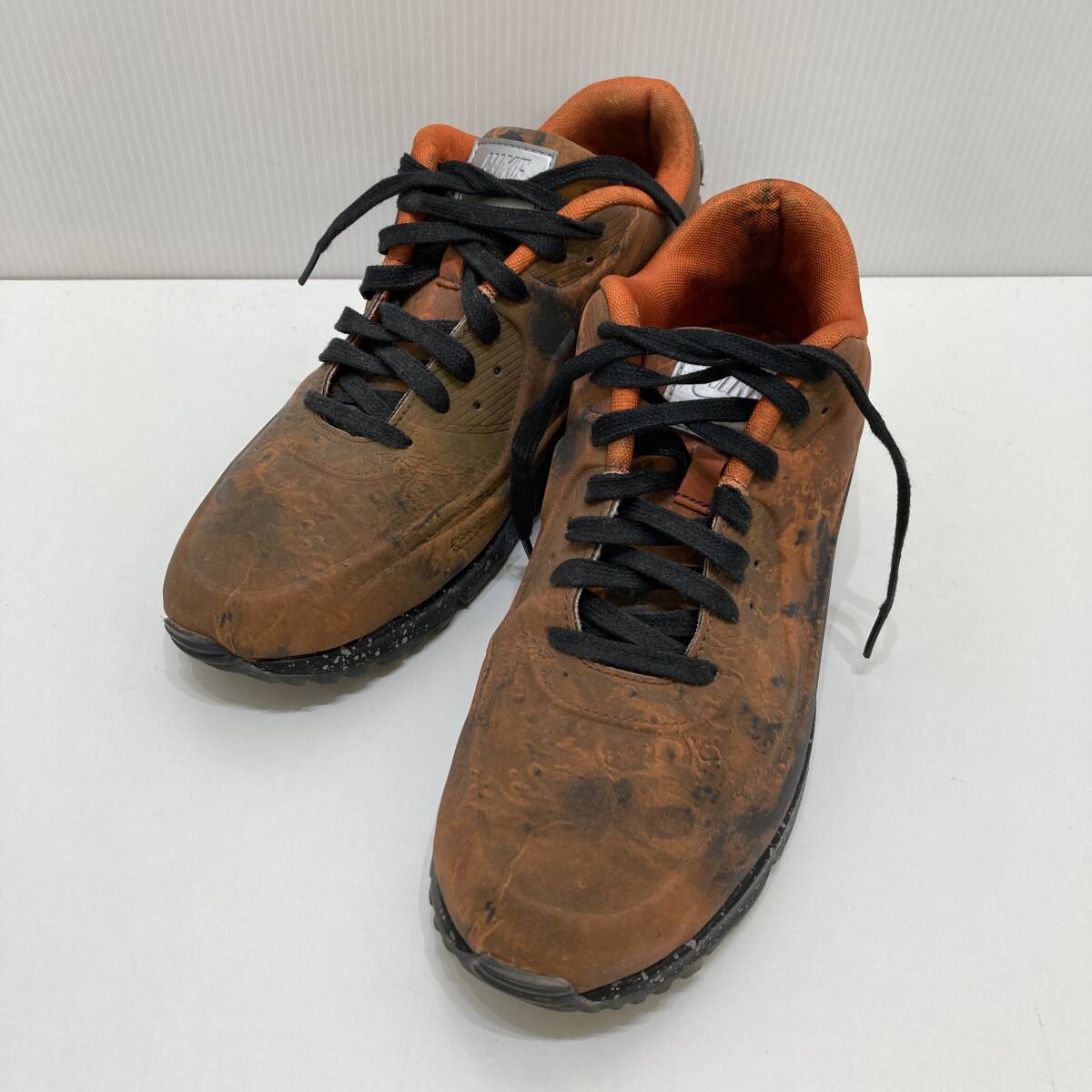 【中古】NIKE AIR MAX 90 QS CD0920-600 MARS LANDING 27cm オレンジ/ブラック 箱無 ナイキ エアマックス マーズランディング拍卖