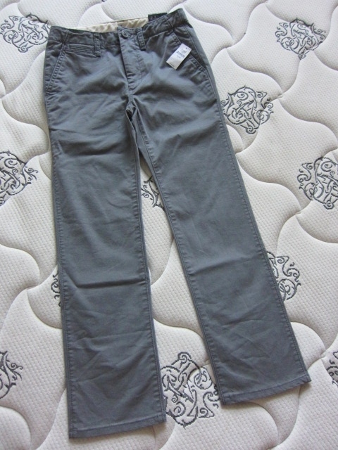 新品 タグ付き 定価4990円 GAP 130 KIDS デニム 未使用 Brand ギャップ BOYS 8 カラーパンツ KIDS 極美品 ブランド 子供 ボトムス グレー得拍卖