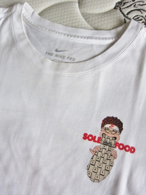 THE NIKE TEE Tシャツ コットン100% SOLE FOOD お洒落 ナイキ Tシャツ M ナイキ 半袖 ユニセックス ナイキジャパン 白T-shirt 綿100% 得拍卖