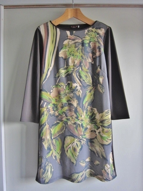 綺麗め EVEX by KRIZIA 42 トップス 日本製 美品 Brand 三陽商会 チュニック ワンピース お洒落 婦人服 ブランド デザインシャツ レア 得特拍卖