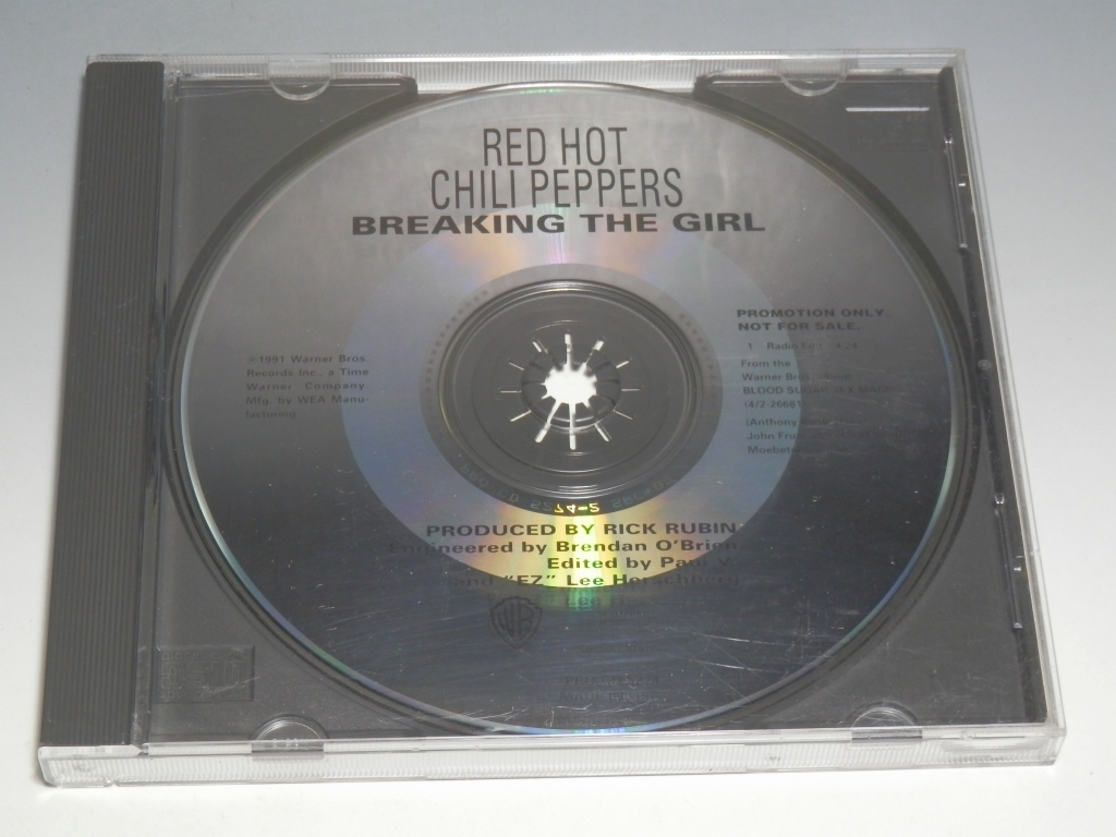 ◇ RED HOT CHLI PEPPERS レッド・ホット・チリ・ペッパーズ BREAKING THE GIRL 輸入盤 非売品CD PROMOTION ONLY拍卖