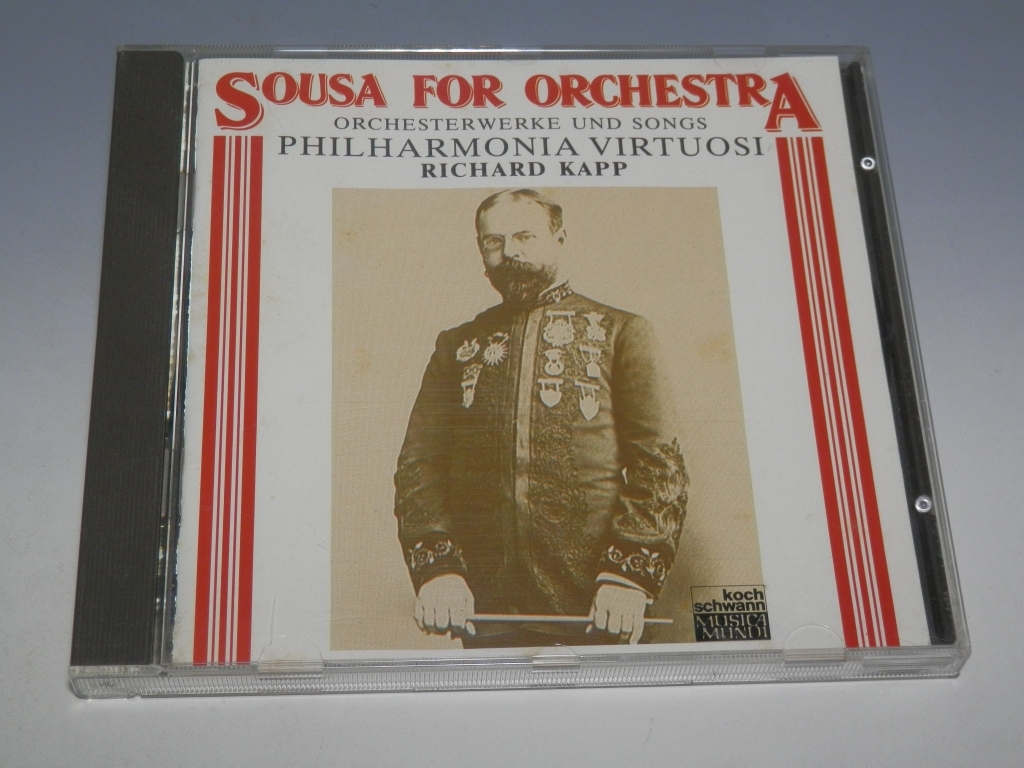 ◇ SOUSA FOR ORCHESTRA フィルハーモニア・ヴィルトゥオージ リチャード・カップ 輸入盤CD/*ブックレットよごれあり拍卖