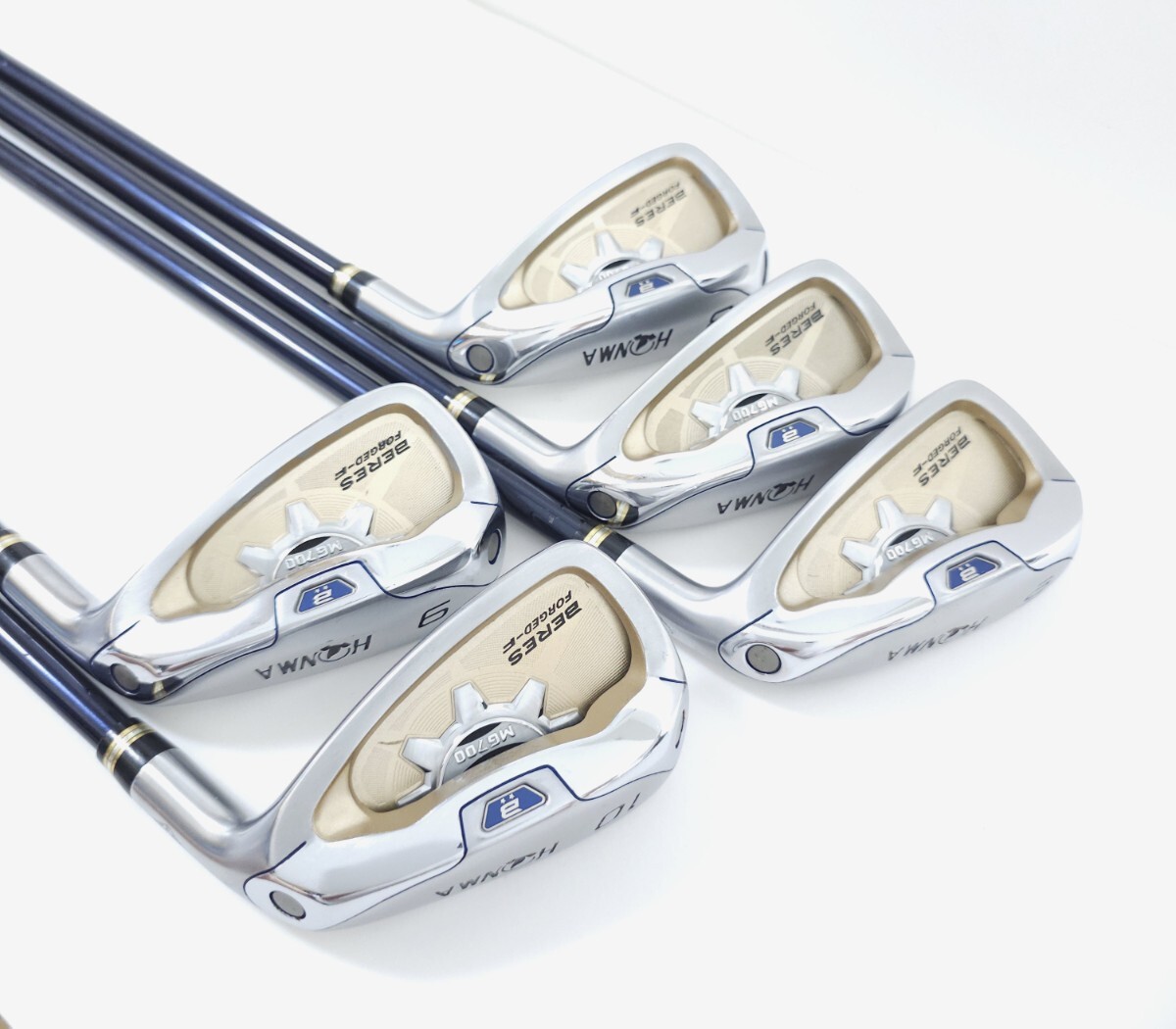 本間 BERES FORGED-F MG-700 2スター 5本セット ARMRQ UD 54 R 2星 ホンマ ベレス ★★ レア 高級品 MG 700拍卖