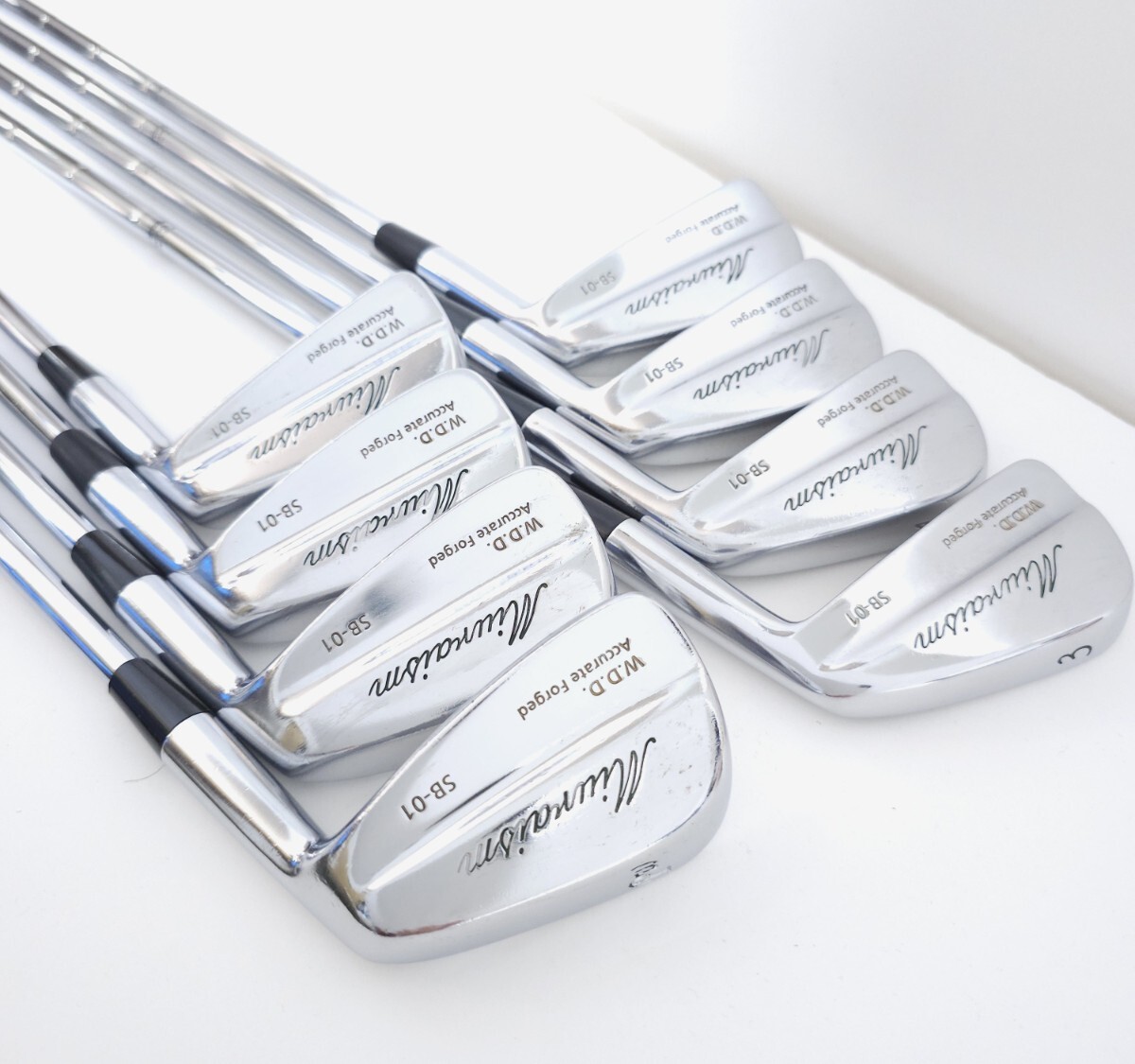 送料無料 超激レア 三浦技研 ミウライズム miuraizm SB-01 FORGED MB 8本セット DG X100 絶版品 入手困難拍卖