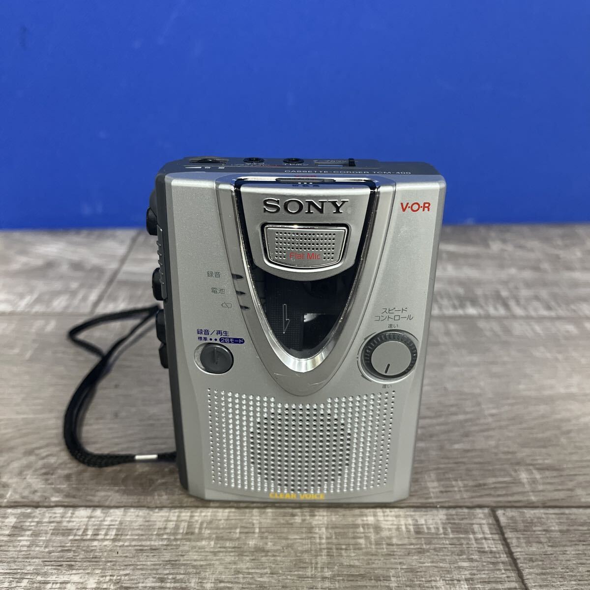 SONY ソニー カセットレコーダー TCM-400 シルバー/グレー ジャンク拍卖