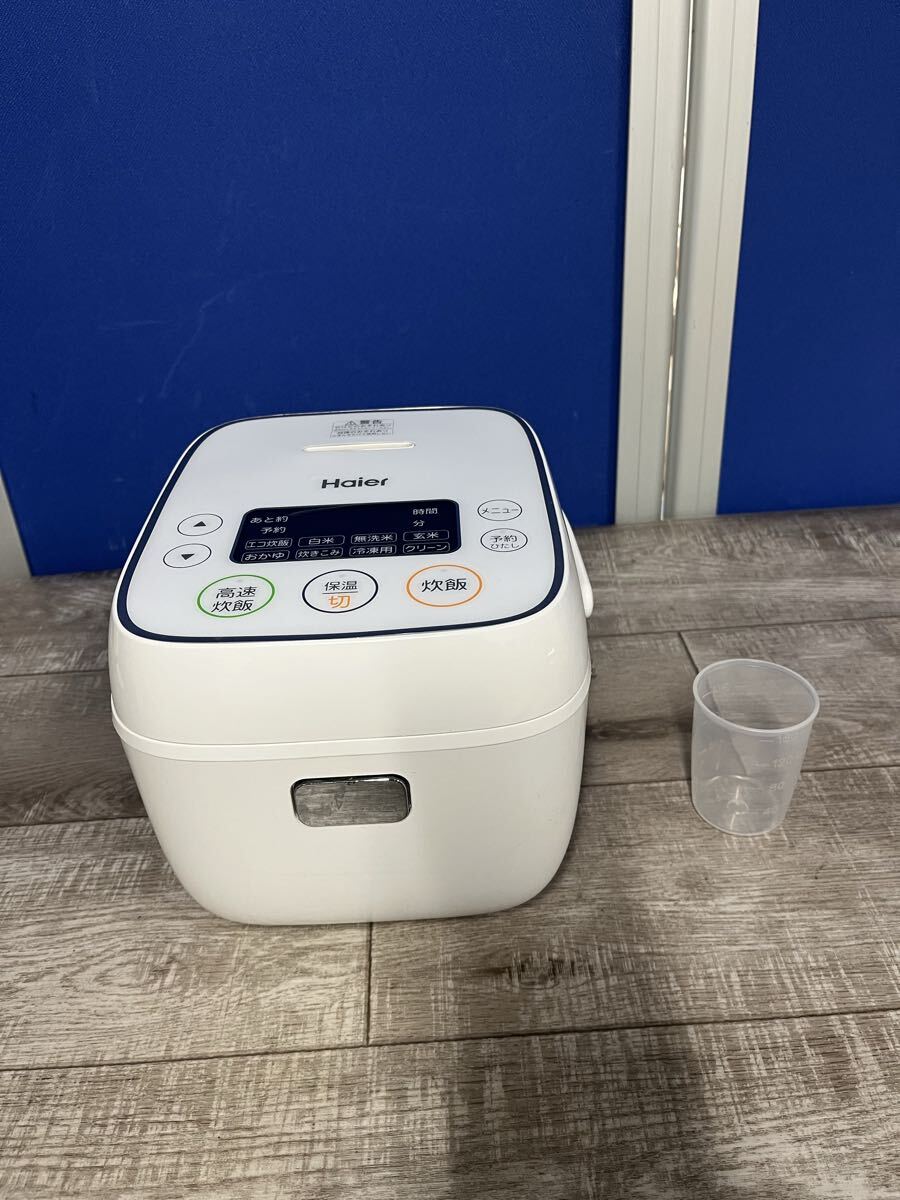 Haier ハイアール マイコンジャー炊飯器 3合炊き JJ-M32A ホワイト 2021年製拍卖