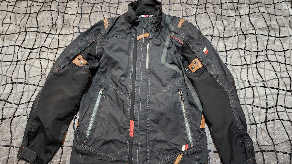 【L】クシタニ KUSHITANI アクアジャケット K-2330 ブラック プロテクターポケット付 バイク ライディング ライダース拍卖