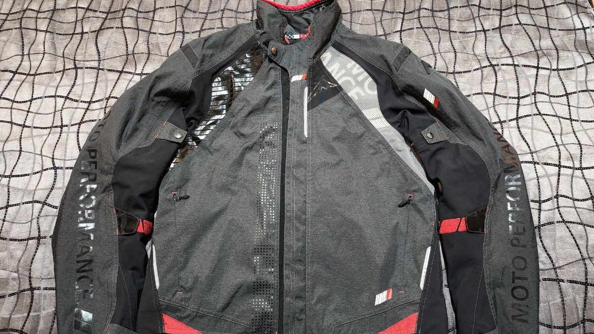 【XL】クシタニ KUSHITANI アキュートジャケット K-2804 防風防水 バイク ライディング ライダース プロテクターポケット付拍卖