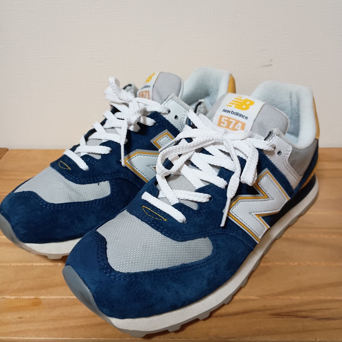 状態良好 ニューバランス New balance  ネイビー 28cm 574 箱無し拍卖