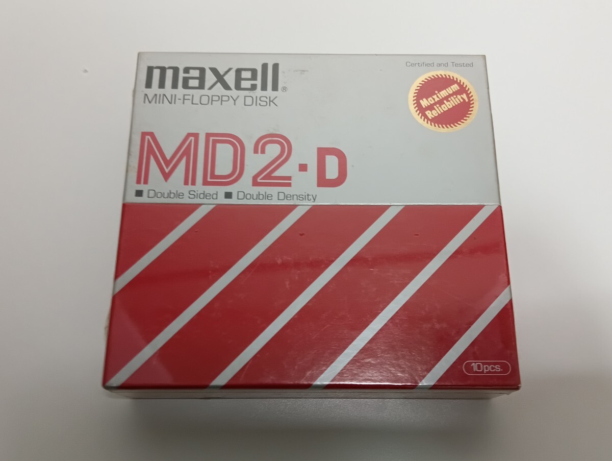 【未開封 5インチ フロッピーディスク 10枚入り】MD2・D マクセル拍卖
