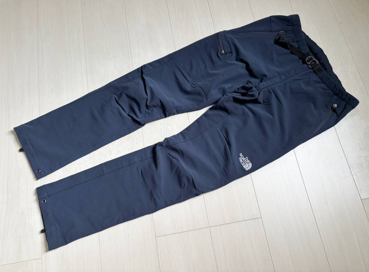 美品 THE NORTH FACE ノースフェイス SUMMIT SERIES サミットシリーズ パンツ NB81403 VERB THERMAL PANT Men’s L 紺 ネイビー ▼1011拍卖