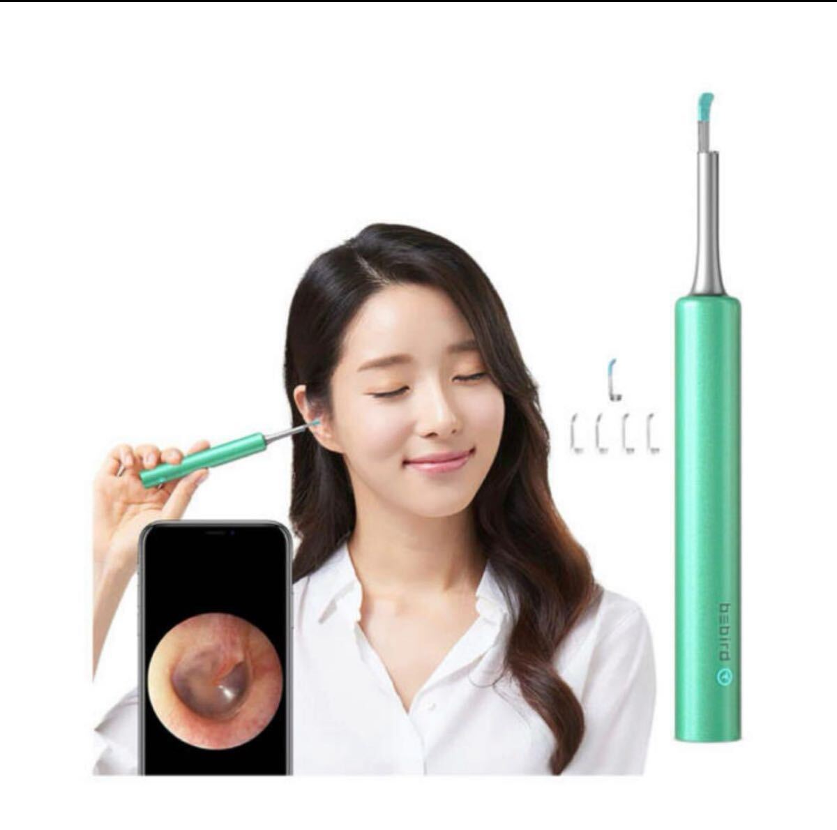 耳かき 耳鏡 カメラ 300万画素 1080P防水3.5mm 最小型レンズ拍卖