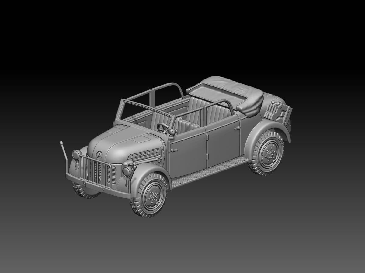 1/72 レジンキット 未塗装 WW2 ドイツ軍 シュタイアー1500 指揮車 A 250909拍卖