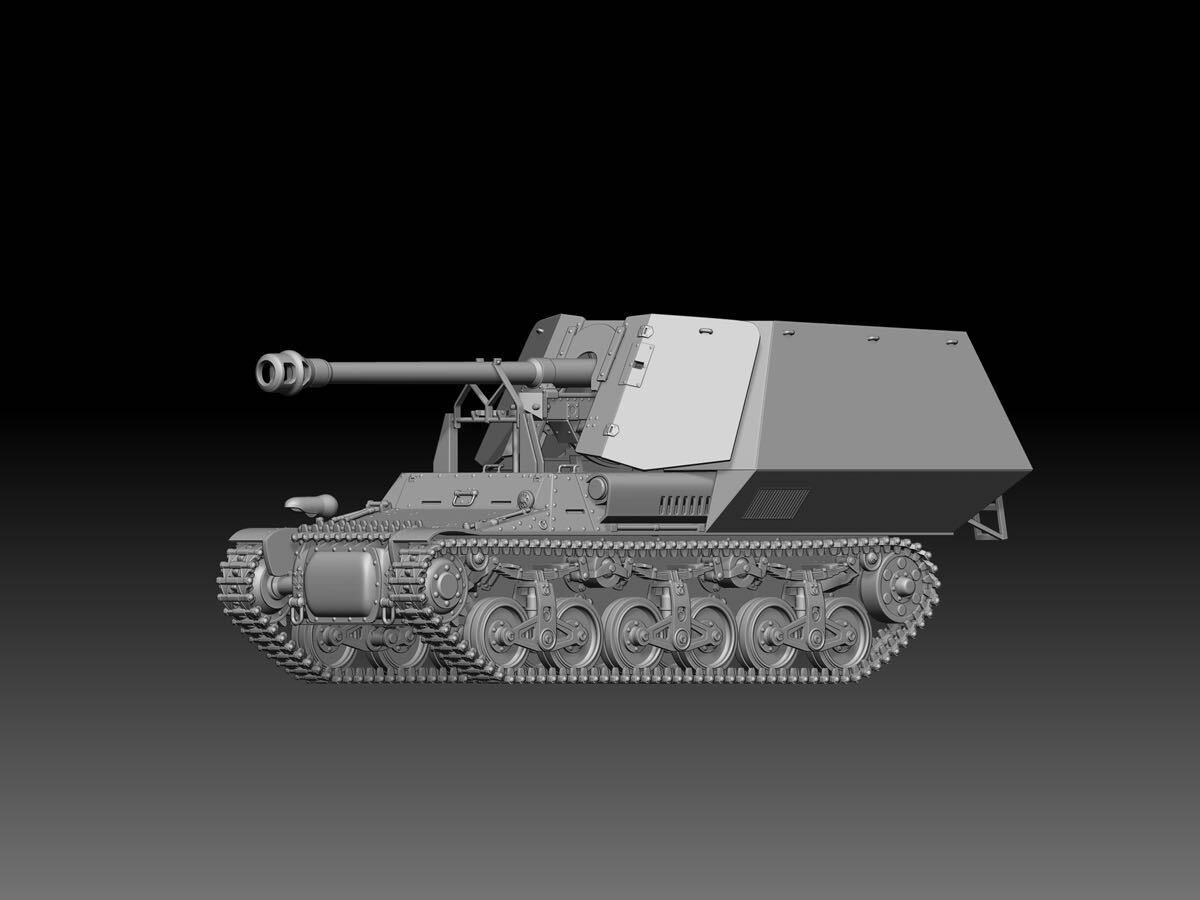 1/72 レジンキット 未塗装 WWⅡ ドイツ軍 マルダーI 対戦車自走砲 240706拍卖