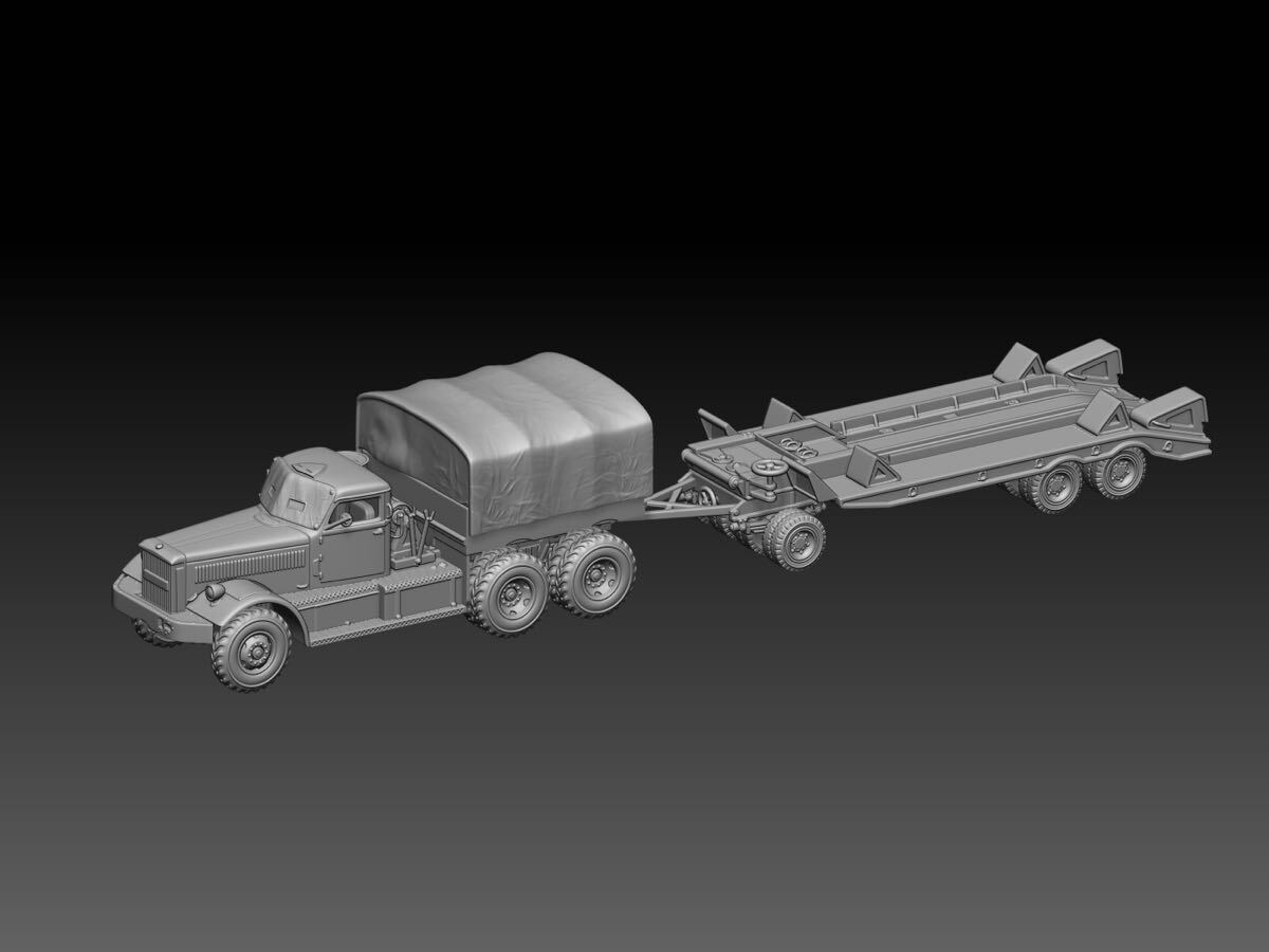 1/35 レジンキット 未塗装 WW2 アメリカ軍 M19 戦車運搬車 A 251013拍卖