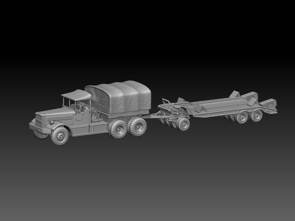 1/35 レジンキット 未塗装 WW2 アメリカ軍 M19 戦車運搬車 B 251013拍卖