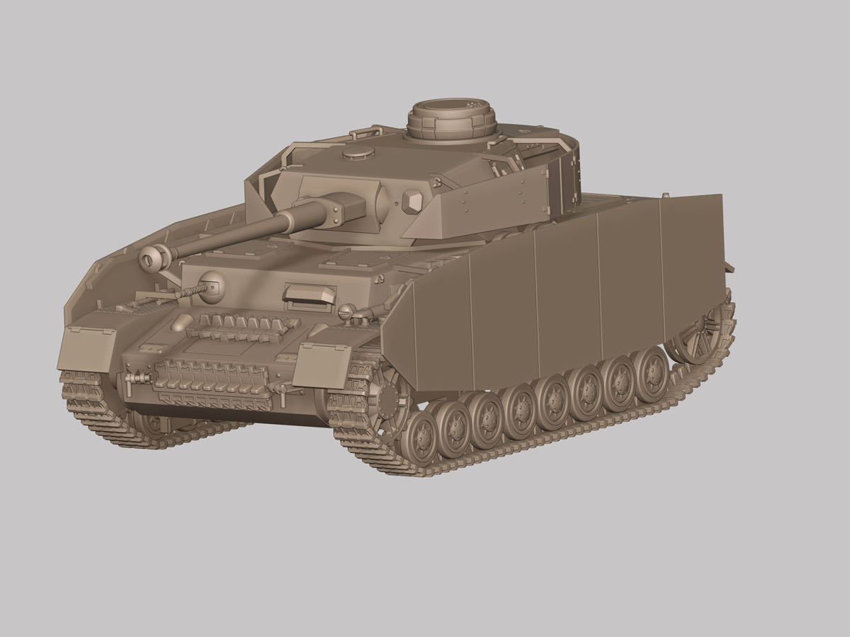 1/144 レジンキット 未塗装 WWⅡ ドイツ軍 Ⅳ号 4号H型 中戦車 シュルツェン装甲 Bワールドタンクミュージアム【同梱可】230520拍卖