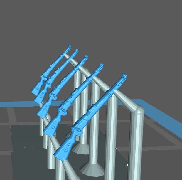 1/144 レジンキット 未塗装 WWⅡ ドイツ軍Kar98k 軍用小銃 歩兵銃 5本 ワールドタンクミュージアム【同梱可能】0001拍卖
