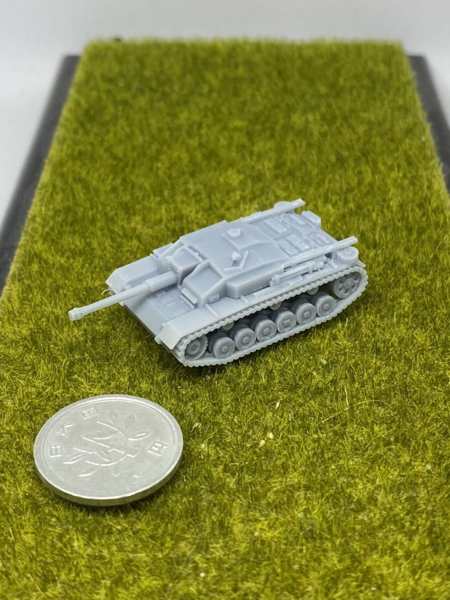 1/144レジンキット 未塗装 WWⅡ ドイツ軍 3号 III号突撃砲 f型 前期 ワールドタンクミュージアム【同梱可能】0609拍卖
