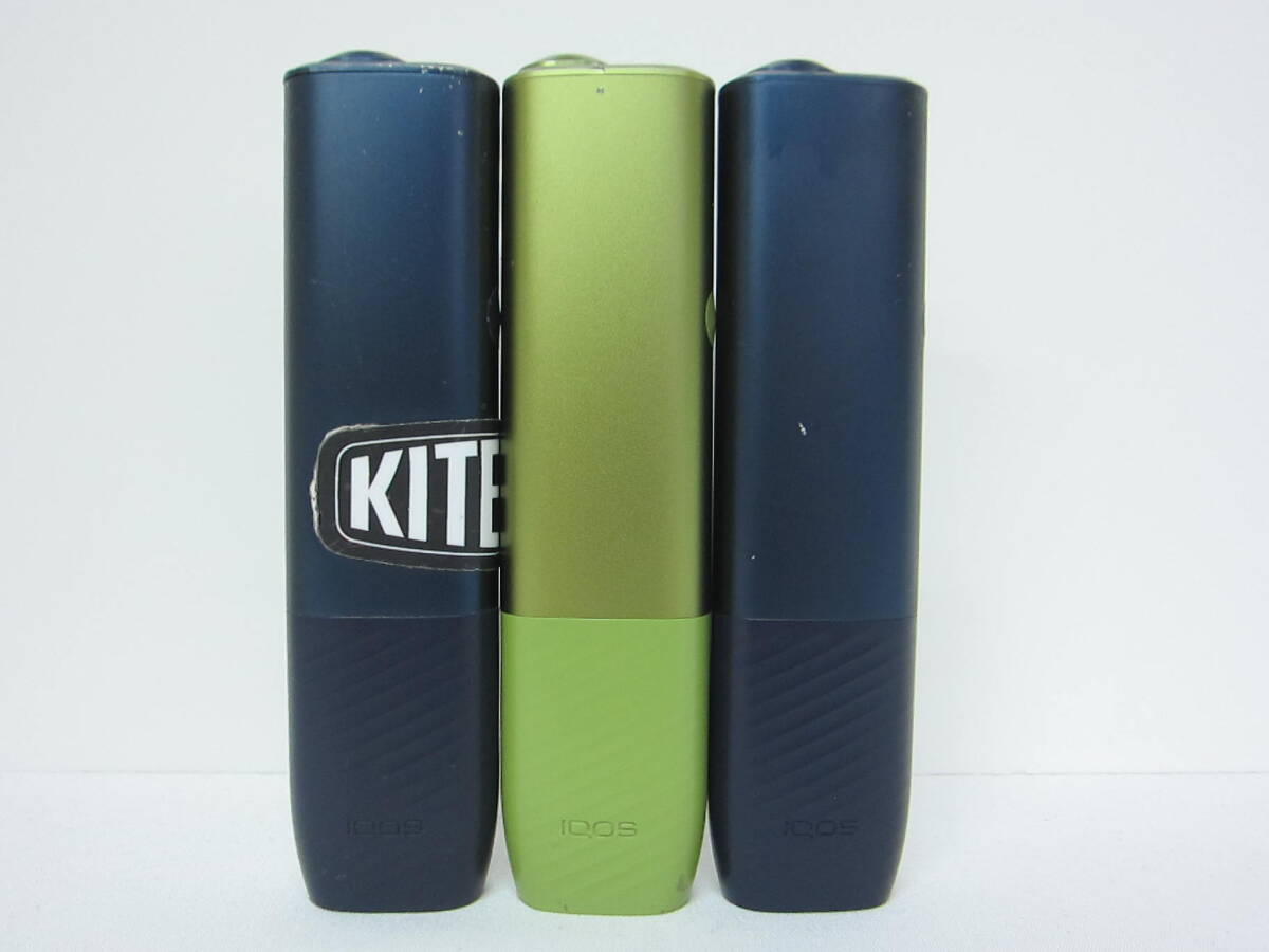 10E617MZ6◇IQOS ILUMA i ONE アイコス イルマ アイ ワン M0023 モスグリーン ミッドナイトブラック 通電確認済◇中古拍卖