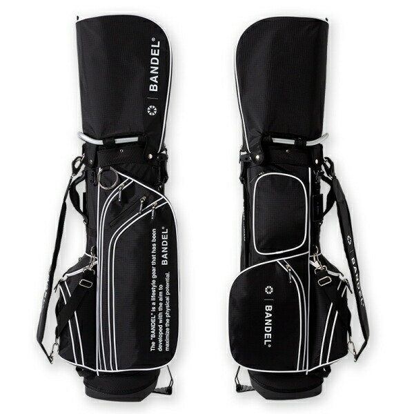 ラスト1本 BGJ-4SCB ブラック/ホワイト RIPSTOP STAND CADDYBAG スタンドキャディバッグ バンデルゴルフ 新品未使用品拍卖