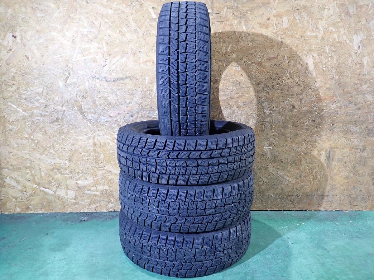 RB3972【送料無料185/60R15】4本 ダンロップ ウィンターマックス WM02 中古スタッドレス ヤリス ヴィッツなどに ≪即決≫拍卖