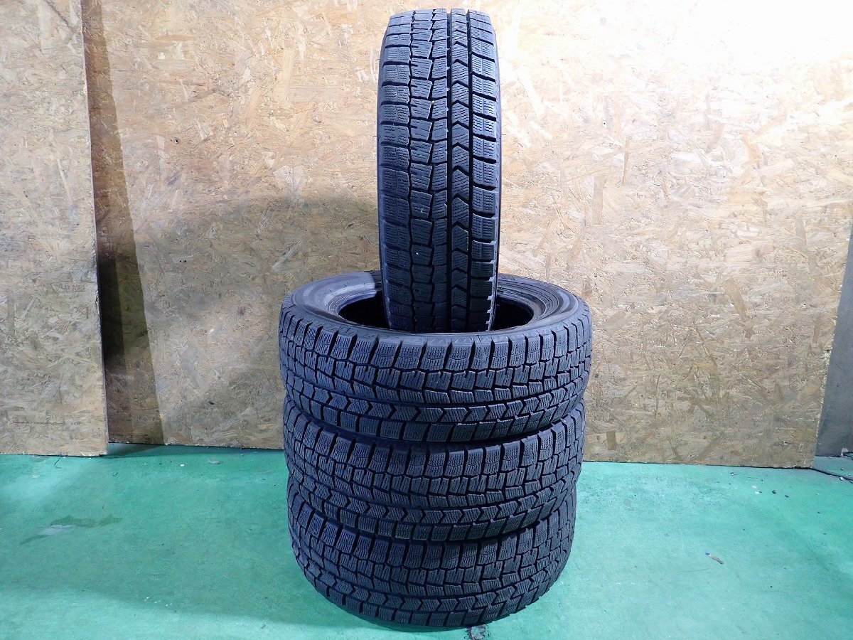 RB3986【送料無料185/60R15】4本 ダンロップ ウィンターマックス WM02 2023年製 中古スタッドレス コンパクトカーへ ≪即決≫拍卖