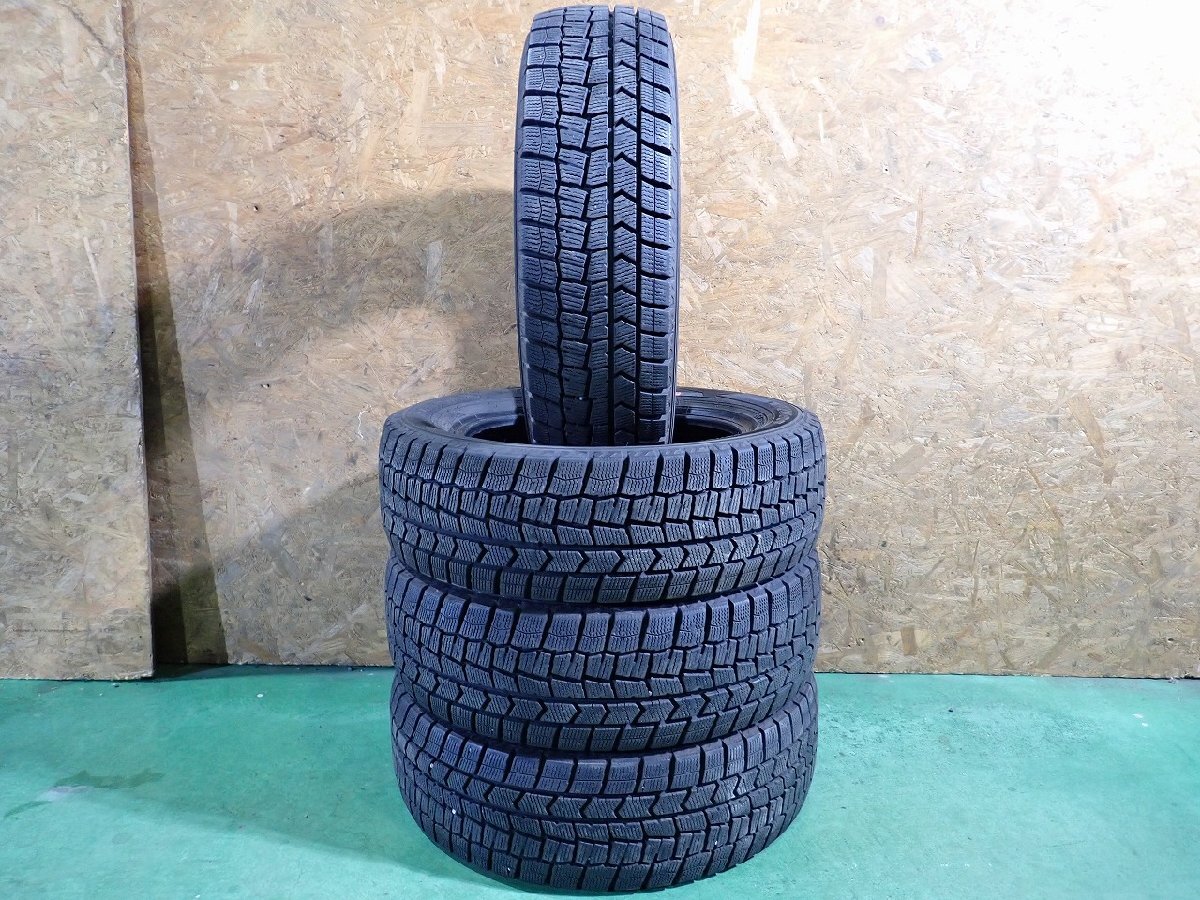 RB4001【送料無料185/60R15】4本 ダンロップ ウィンターマックス WM02 中古スタッドレス 2023年製 コンパクトカー ≪即決≫拍卖