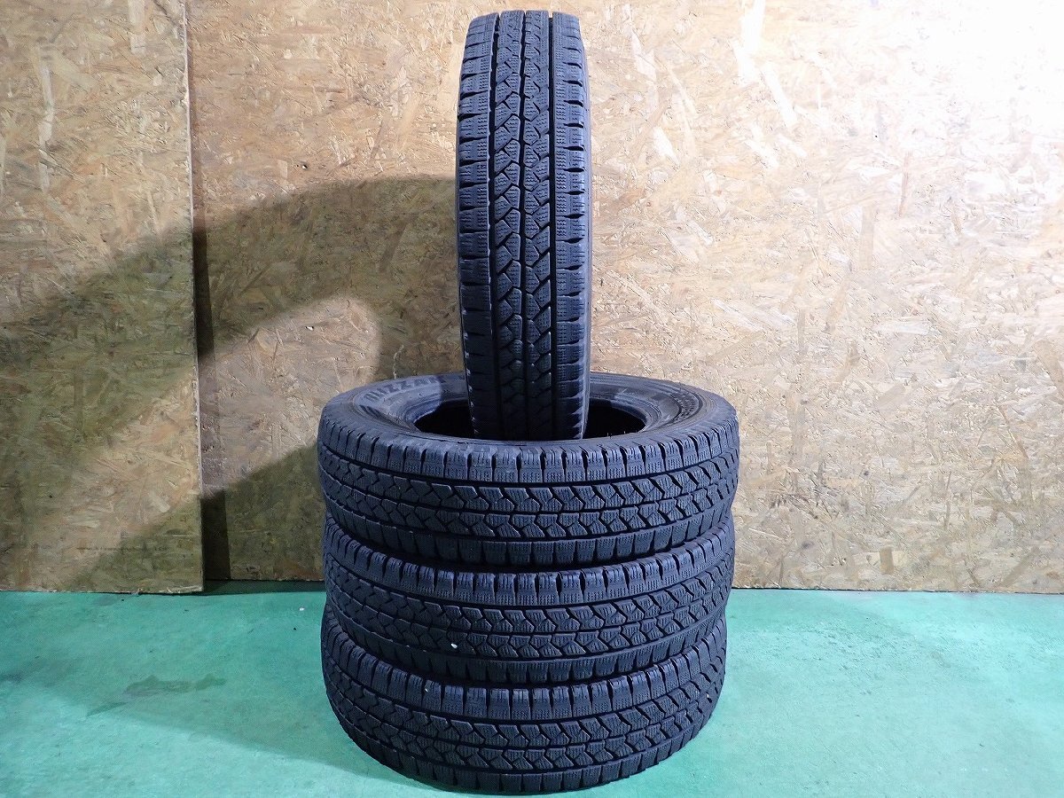 RB4049【送料無料165R14 6PR】4本 ブリヂストン ブリザック VL1 2022年製 中古スタッドレス ADバン等 商用車へ ≪即決≫拍卖