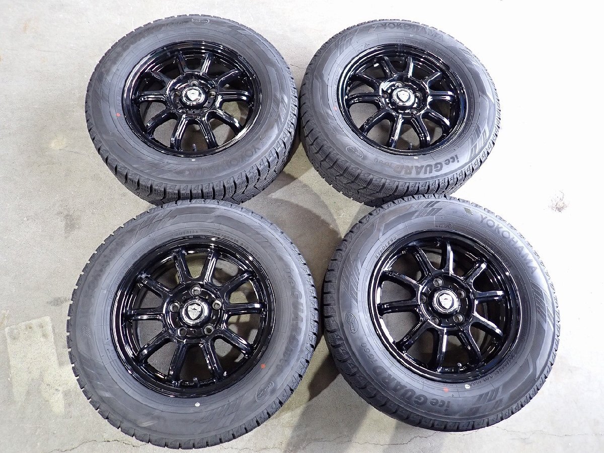 YS22257【送料無料205/65R15】ステップワゴン ストリームなどに ヨコハマ 中古スタッドレスセット ■15×6J 114.3/5H ET50■拍卖