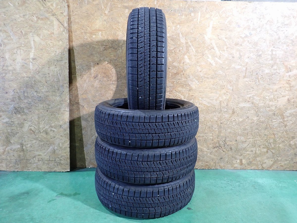 RB4112【送料無料185/60R16】4本 ブリヂストン ブリザック VRX2 中古スタッドレス デミオ フィット アクアなどに ≪即決≫拍卖